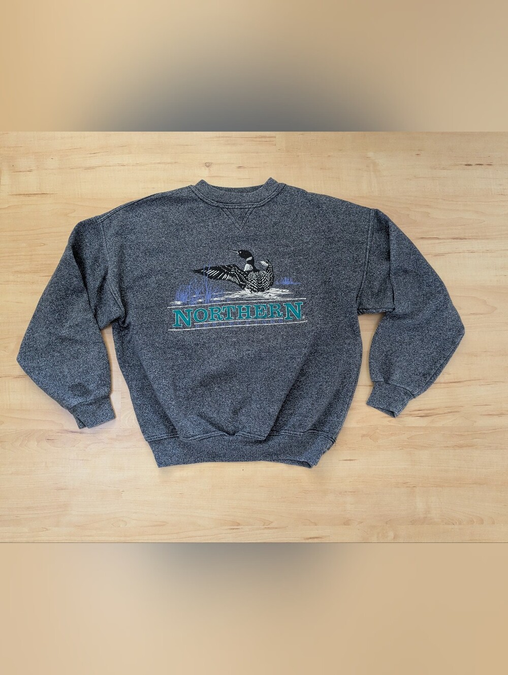 🪿Youth M - Vintage Northern Reflections Sweater